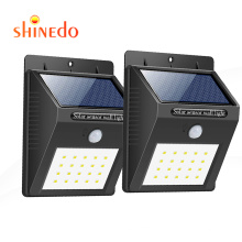 20 led solar  sensor wall light solar led light outdoor motion sensor light for garden